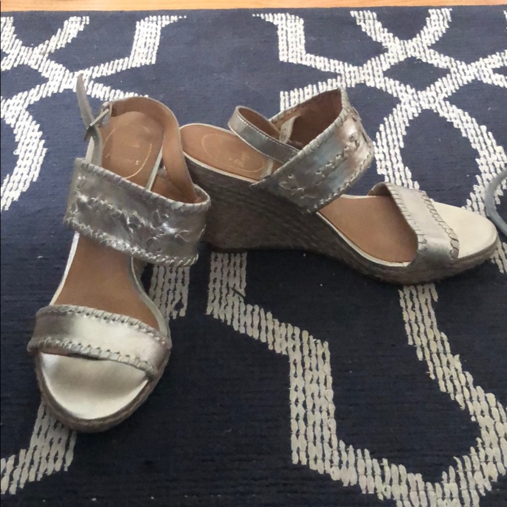 Jack Rogers Platinum wedge